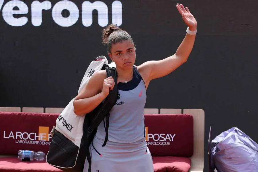 Jasmine Paolini se despide del público de Roma